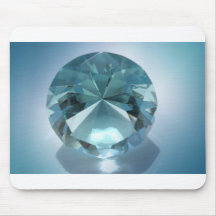 diamant bleu tapis de souris