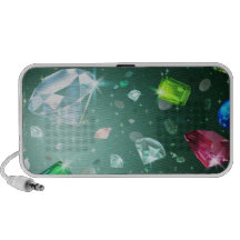 Diamants et haut-parleur de Bling