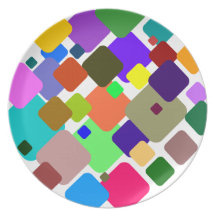"Diamants sur des diamants " Assiette