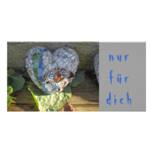 dich_karte_mosaikherz de für de nur carte avec photo