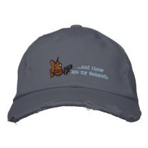 "Die zijn mijn eisen" - Geborduurd Pet Geborduurde Baseball Caps