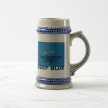 Diepe Blauwe vinvis Beker