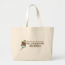 Dieu a créé le rodéo sac de toile
