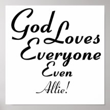 Dieu aime Allie ! Affiche