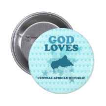 Dieu aime la république centrafricaine badges