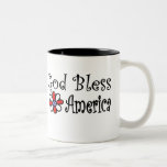 Dieu bénissent la tasse de l'Amérique