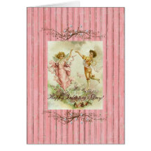 Dieu et carte de Saint-Valentin d'anges