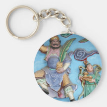 Dieux chinois porte-clefs