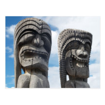 Dieux de Tiki Cartes Postales
