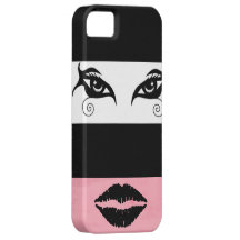 Difficulté de visage de mode coque iPhone 5