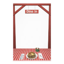Dineer in Wafels Briefpapier Papier