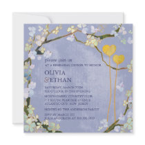 Dîner bleu de répétition de coeurs de BridalHeaven