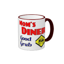 Diner van het mamma het Goede Retro Restaurant van Koffie Mokken