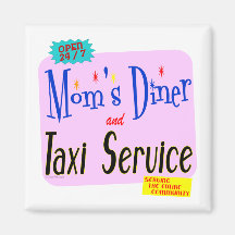 Diner van mamma's en van de Dienst van de Taxi de 