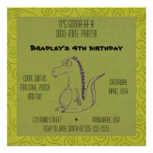 Dino-acarides Faire-parts