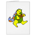 Dinosaure de patchwork cartes