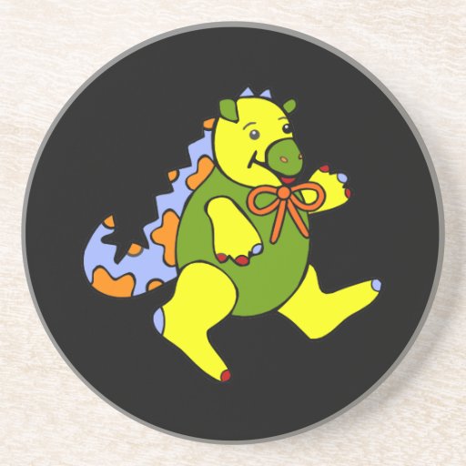 Dinosaure de patchwork dessous de verres