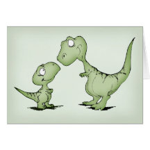 Dinosaures Cartes De Vœux