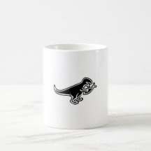 dinosaurus die de vissen van Jesus eten Bekers