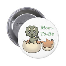 Dinosaurus in een Knoop van de Speld van de Mama v Speldbuttons