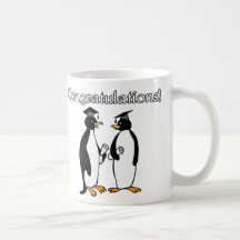 Diplômés de pingouin tasses à café