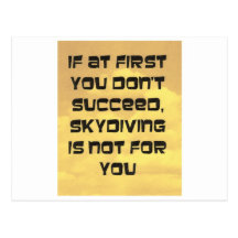 dire de parachutisme cartes postales