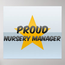 Directeur fier de crèche poster