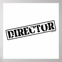 Directeur Stamp Affiches