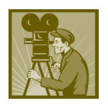 Directeur vintage d'appareil-photo de film de film