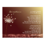 Direction de mariage de automne + Insertions de lo Carte Postale