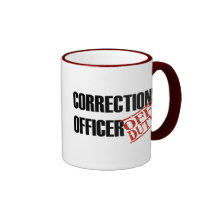 Dirigeant de corrections qui n'est pas de service mug