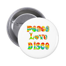 Disco d'amour de paix pin's