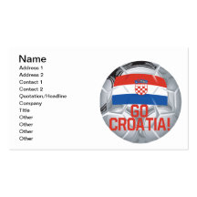 Disparaissent la Croatie Cartes De Visite Professionnelles