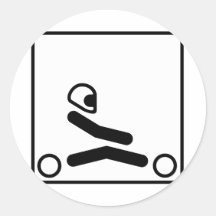 Disparaissent le chiffre de kart autocollant