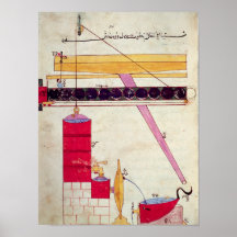 Dispositif pour fournir l'eau à une fontaine poster