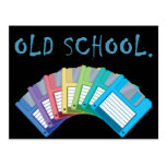 disquettes de vieille école carte postale