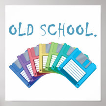 disquettes de vieille école posters