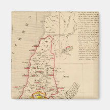 d'Israel de royaumes d'en de divisee de Terre Sain Magnets Pour Réfrigérateur