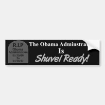 Dit Beleid is Klaar Shuvel Bumperstickers