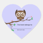 Dit boek behoort tot - Uil Bookplates Sticker
