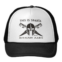 Dit is Sparta - Molon lave (zwarte) Mesh Petten