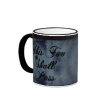 Dit zal ook overgaan koffie mokken