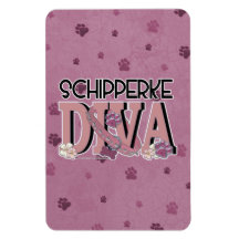 DIVA de Schipperke Magnets En Rectangle