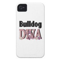 DIVA van de buldog Case-Mate iPhone 4 Hoesjes