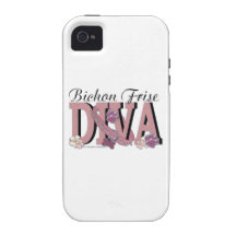 DIVA van Frise van Bichon Vibe iPhone 4 Case