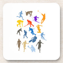 Divers sports dessous-de-verre