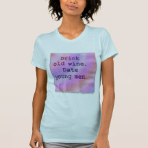 Dk.Tees van vrouwen - het Oude Jonge Man van de Wi T-shirts