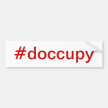 #doccupy bumpersticker