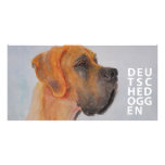 Dogues allemands photocartes personnalisées