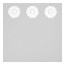 Doily. Het witte beeld van de kantcirkel Gepersonaliseerde Uitnodiging